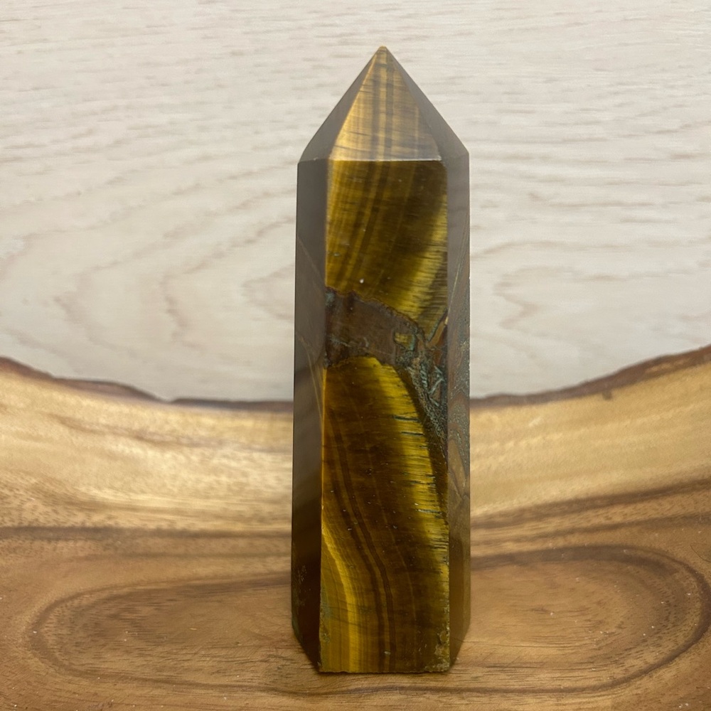 Tiger’s Eye Tower (Obelisk) 4.5”